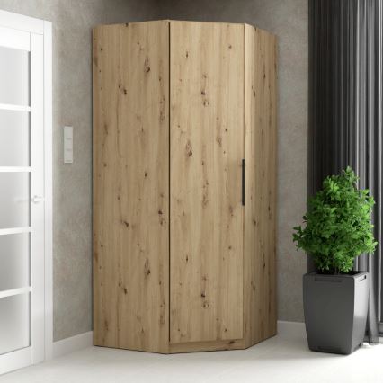 Ъглов гардероб MARO 94x213 см дъб Artisan