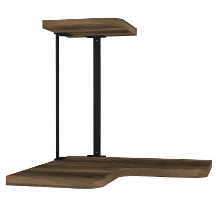 Ъглова етажерка AGORA 33,8x38,5 cм кафява