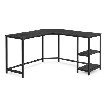 Ъглово бюро SOLEA, черно