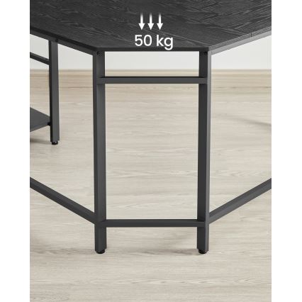 Ъглово бюро SOLEA, черно