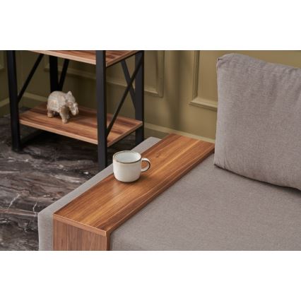 Ъглово кресло TULA бежово дясно