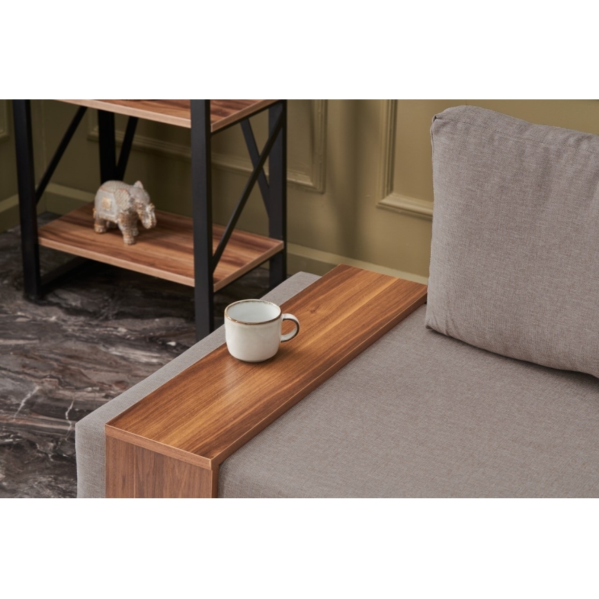 Ъглово кресло TULA бежово дясно